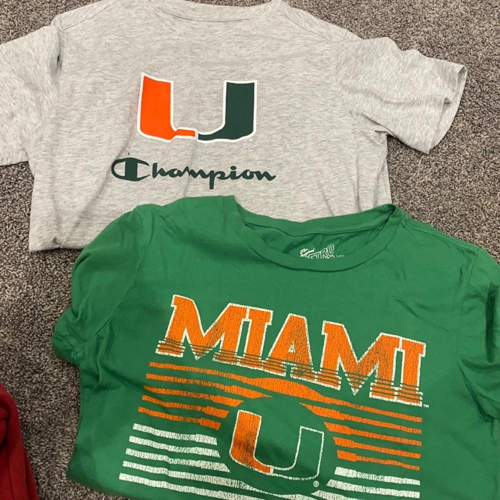 2 Umiami tee shirts
